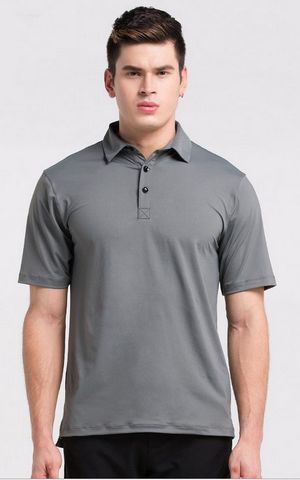 YG1040 Men s  Short Sleeve Solid Style Summer Sports shirt